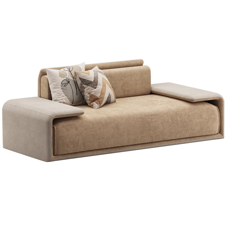 Modern Dark Grey Upholstered Image 2