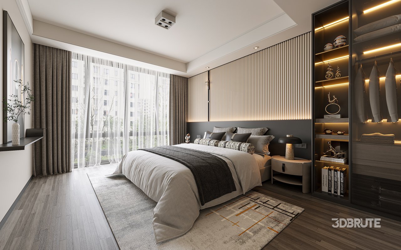 Modern bedroom Image 1