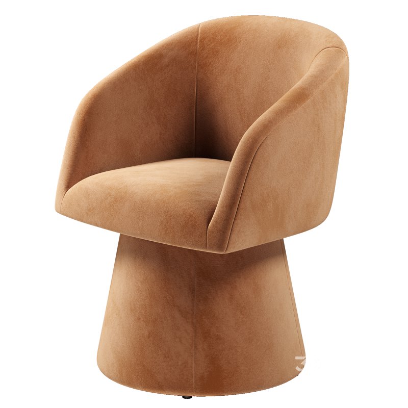 Kyo Upholstered Barrel Chair Image 4