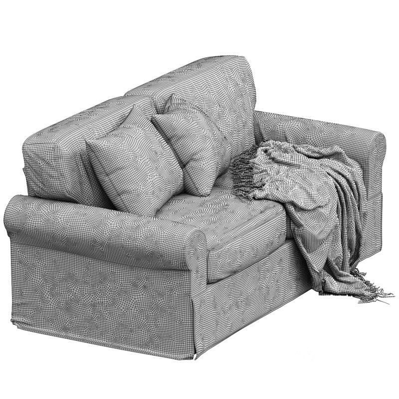 Buchanan Roll Arm Slipcovered Sofa 2 seater Image 2