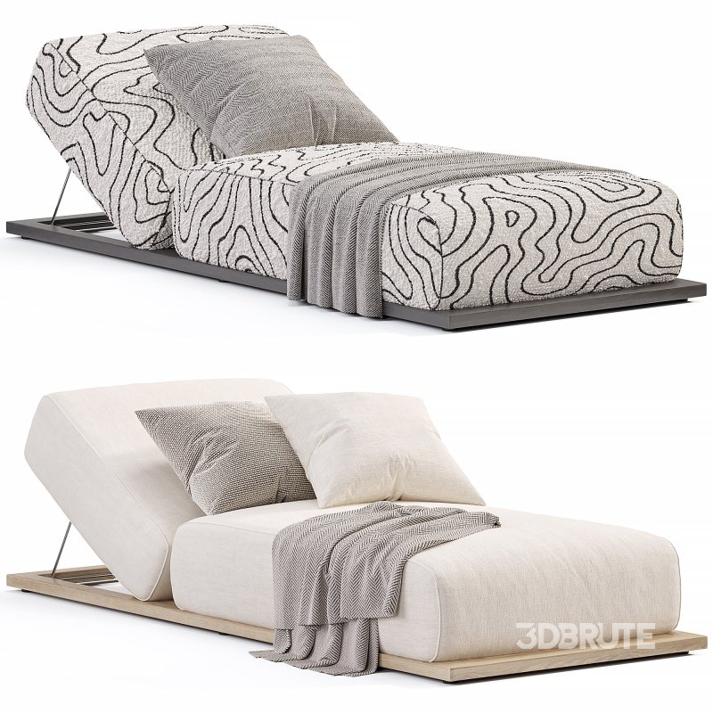 Claud Open Air Meridiani Relax Sunlounger Image 3