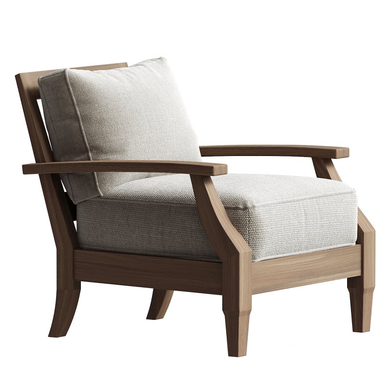Kairo Wood Outdoor Armchair Image 1