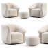 Pair Post Modern Swivel Chairs By 1stdibs - Thumbnail 1
