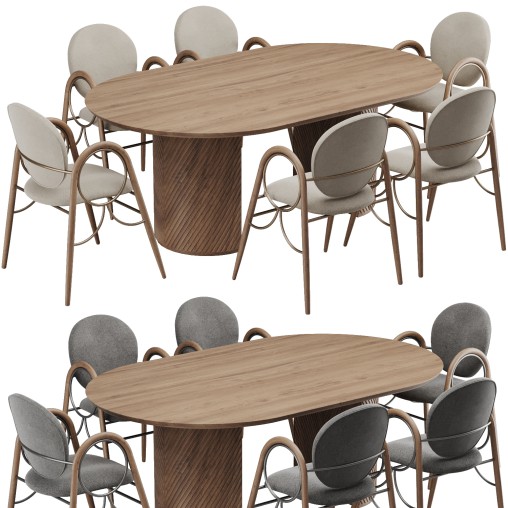 Dinning chair and table284