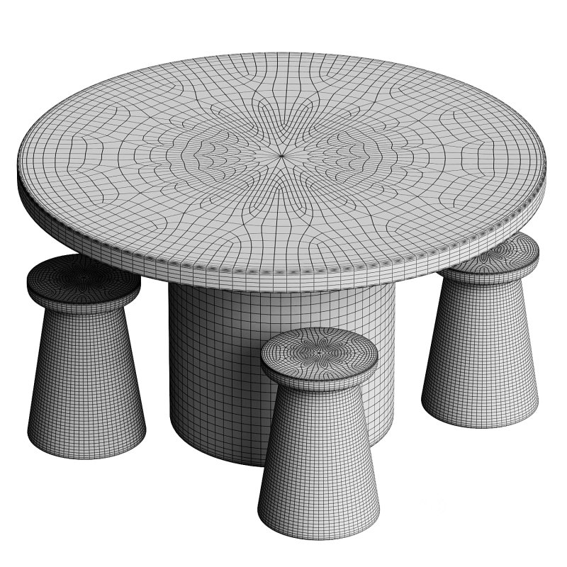Note Stool,Modern Round Dining Table, Note Table from Edward Collinson Image 2