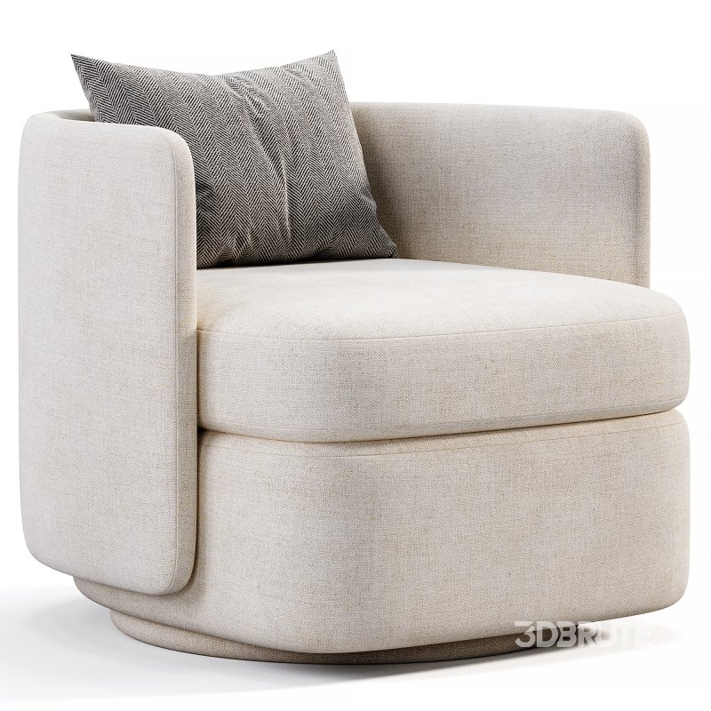 Swivel Chair Dandy Velvet Image 3