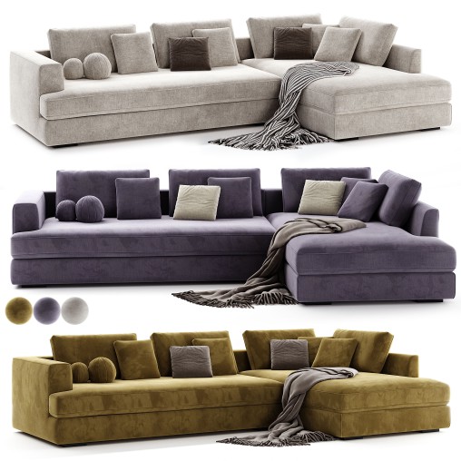 Sofa rinconera grande Tribeca