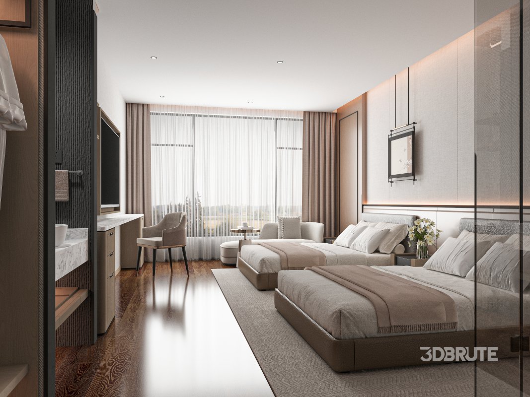 Modern bedroom Image 1