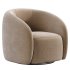 Alessa Swivel Armchair Luna Cloud White - Thumbnail 6