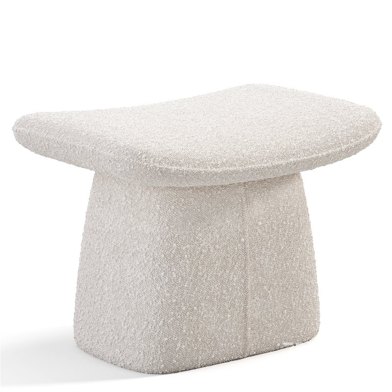 Modern Microfiber Leather Fabric Makeup Stool Image 2