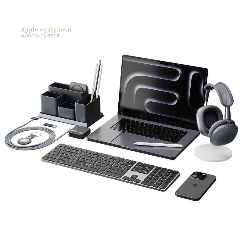 Set of Apple equipment 01 Image 11