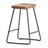 Rodriques Counter Stool with Metal Frame - Thumbnail 2