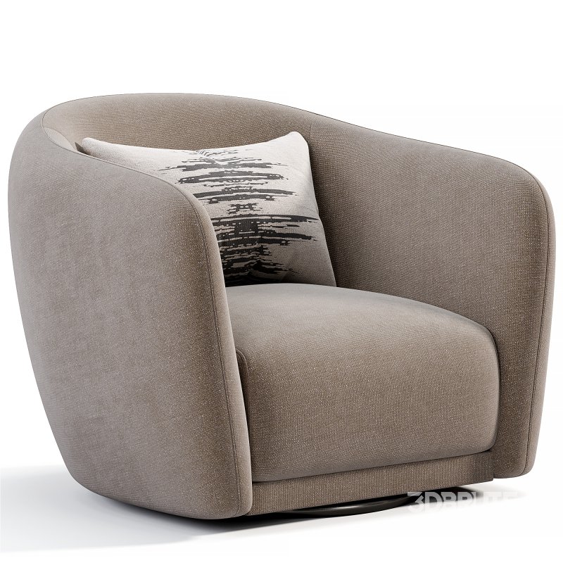 Addie Swivel Armchair Image 5