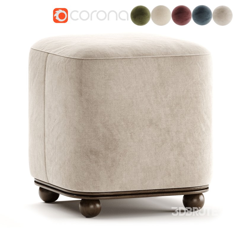 Arie Ottoman Pouf Image 3