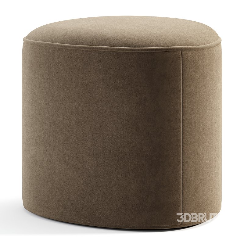 Pebble Ottoman Pouf Image 3
