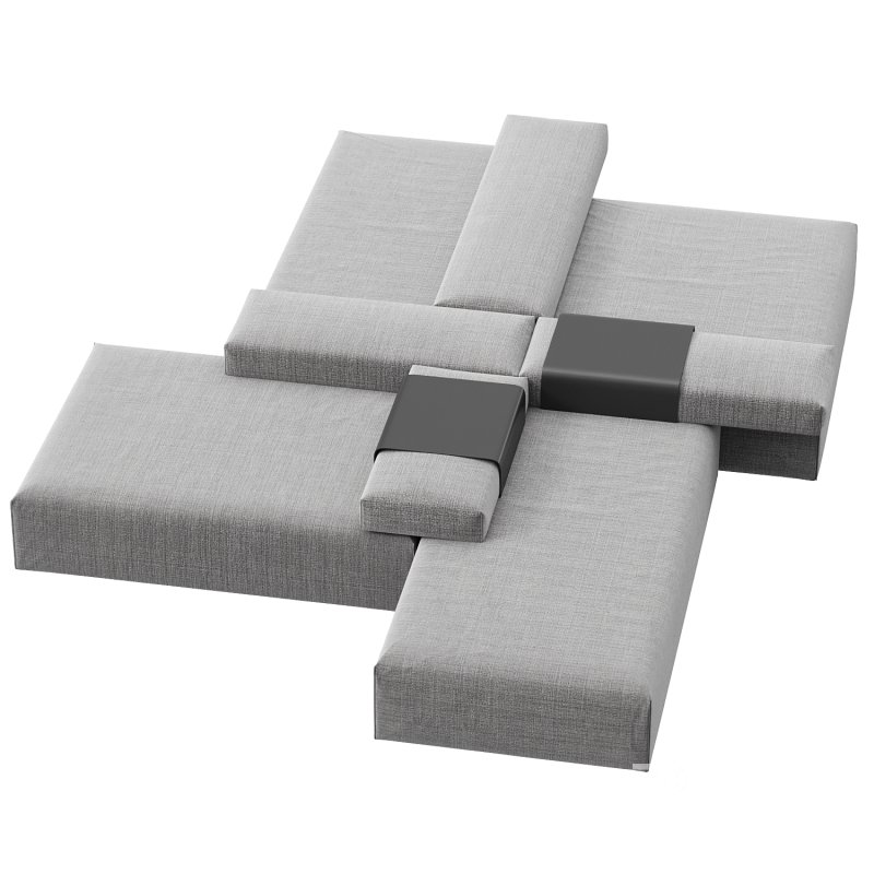 CINDER BLOCK modular sofa design Luca Nichetto Combination 07 Image 2
