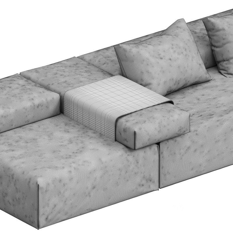 CINDER BLOCK modular sofa design Luca Nichetto Combination 04 Image 2