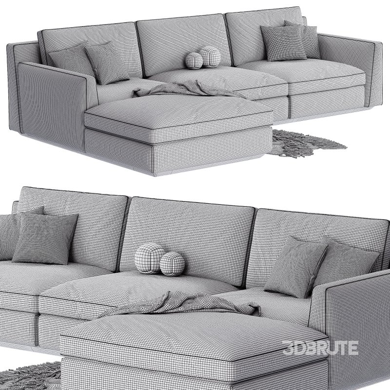 Horm Ellington Chaise Longue Sofa Image 7