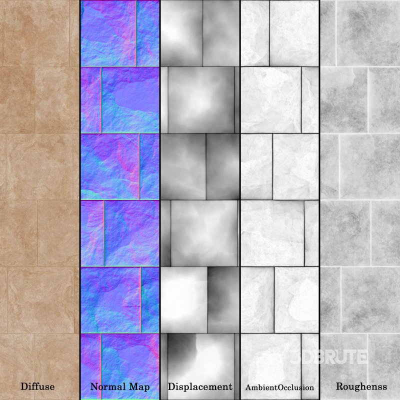 Stone Wall 24 (Seamless) Image 7