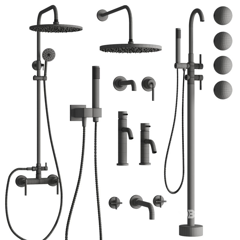 Bathroom faucet set3 Image 9