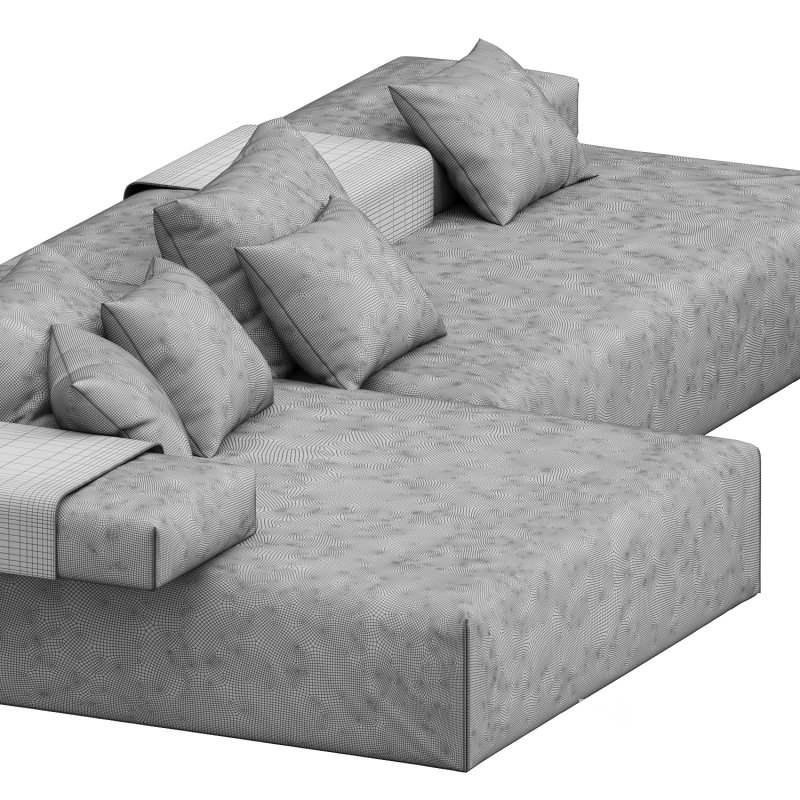 CINDER BLOCK modular sofa design Luca Nichetto Combination 01 Image 2