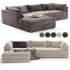 Oceanside Deep 2 Piece Left Arm Bumper Sectional Sofa - Thumbnail 5