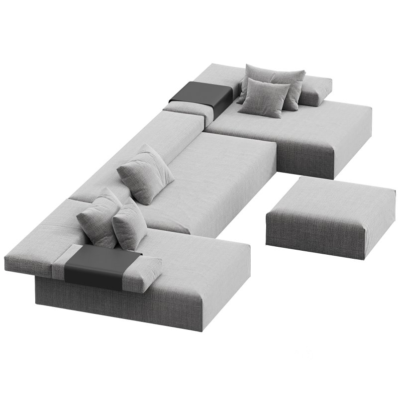 CINDER BLOCK modular sofa design Luca Nichetto Combination 06 Image 3