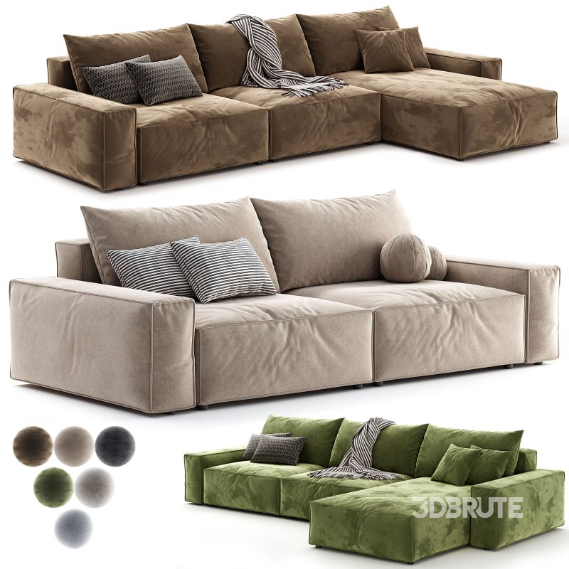 Casa Chaise Lounge Sofa Image 1