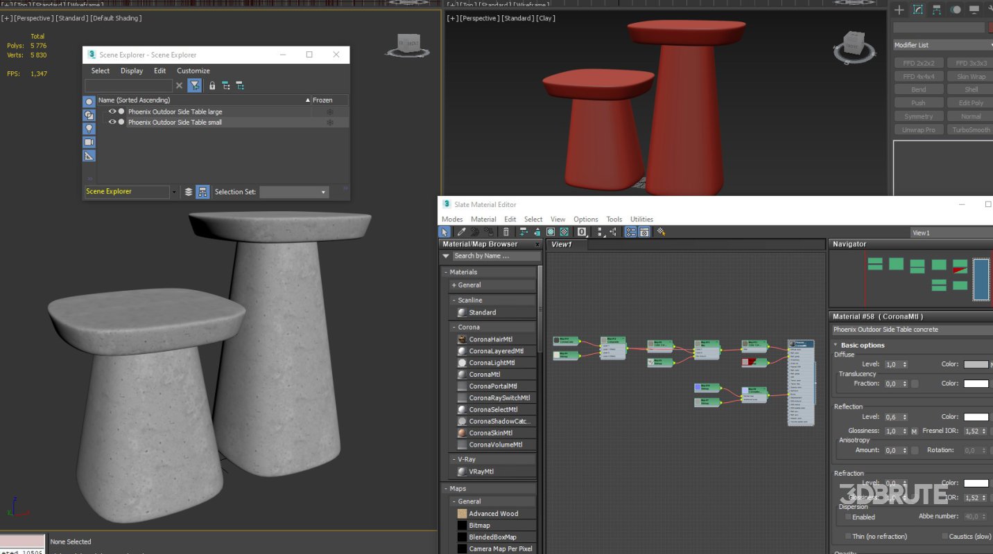 Phoenix Outdoor Side Table Image 6