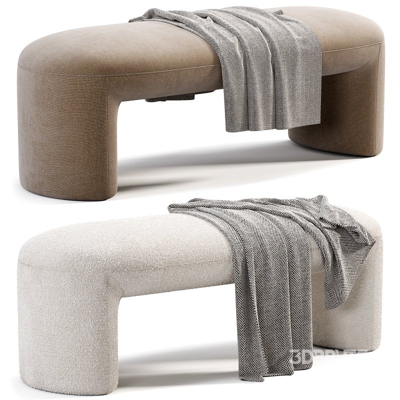 Mira Bench Pouf By Trithouse Image 5