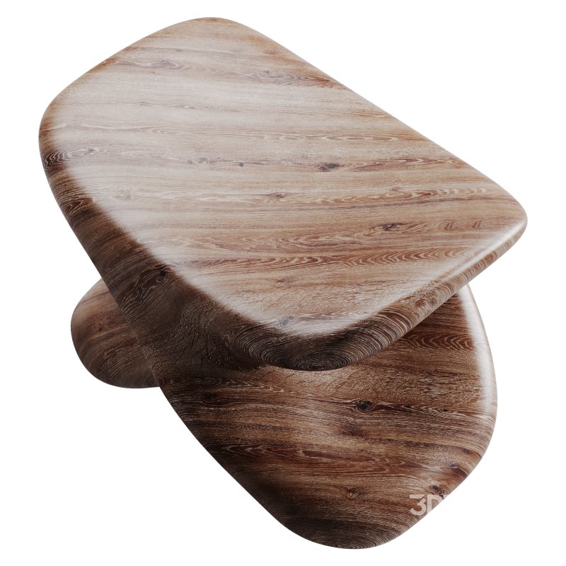 Wood Stool Image 4