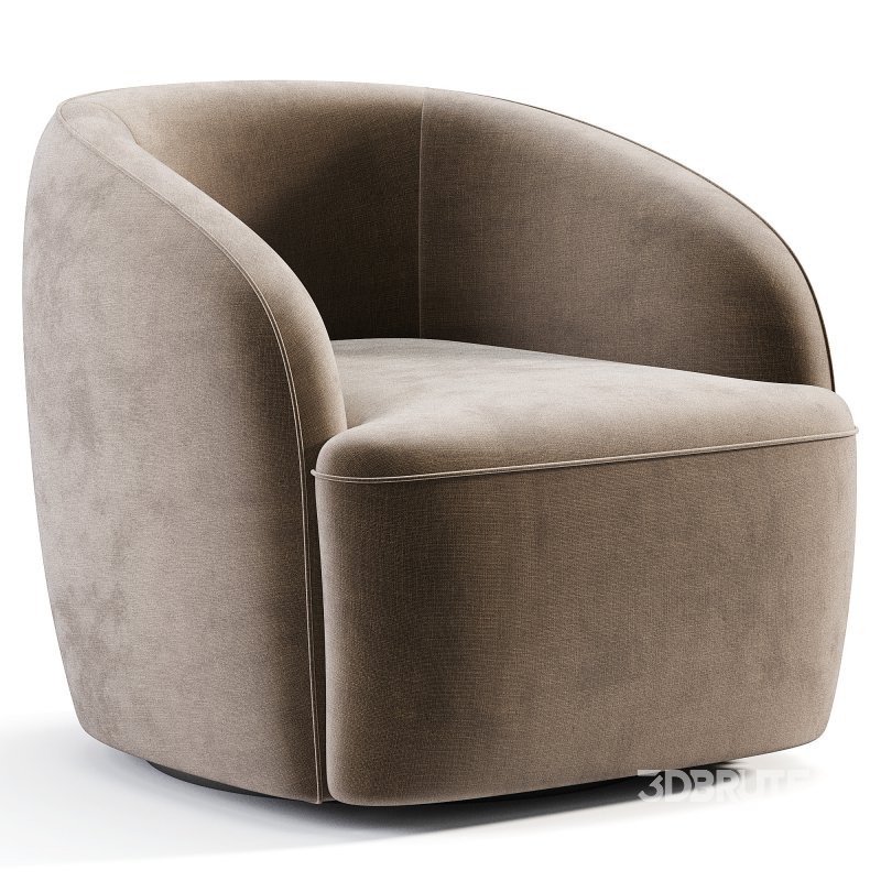Alma Swivel Lounge Chair Image 2