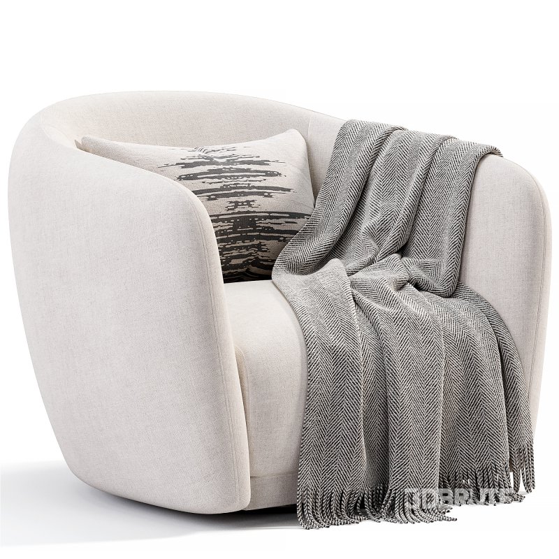 Addie Swivel Armchair Image 4