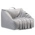 Stone Tan Velvet Corduroy Kids Lounge Chair - Thumbnail 7