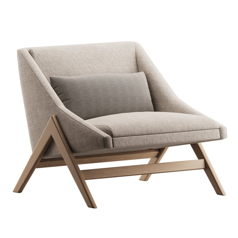 INK IVY Accent Chair Modern Mid Image 1