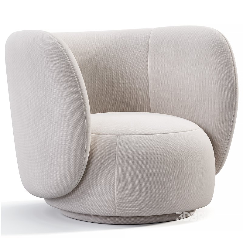 Rico Lounge Chair With Swivel Base Image 4