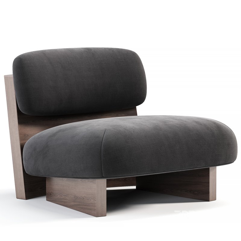 Jia Chair And Ottoman Image 3