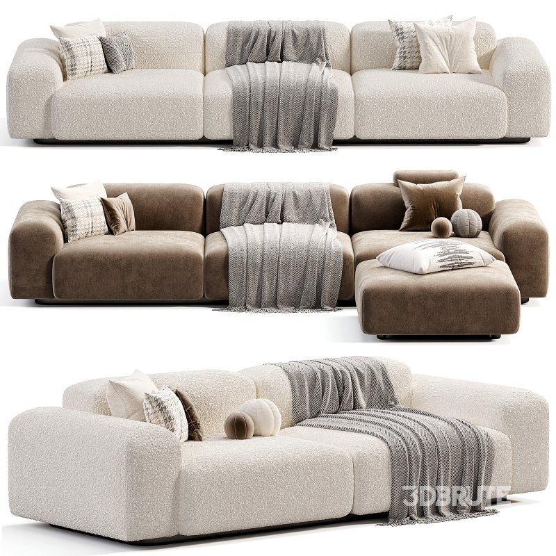Soft Modular Sofa Image 4