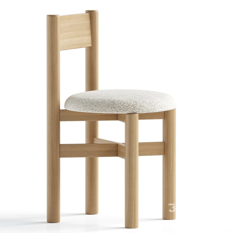 Teddy Dining Chair – Warm Oak Image 1