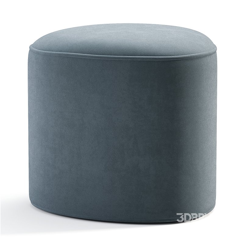 Pebble Ottoman Pouf Image 5