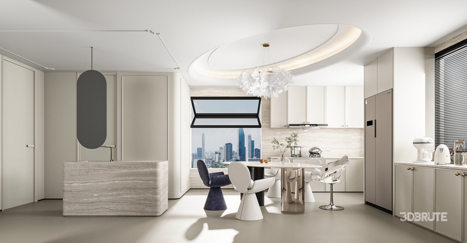 Modern dining room Image 1