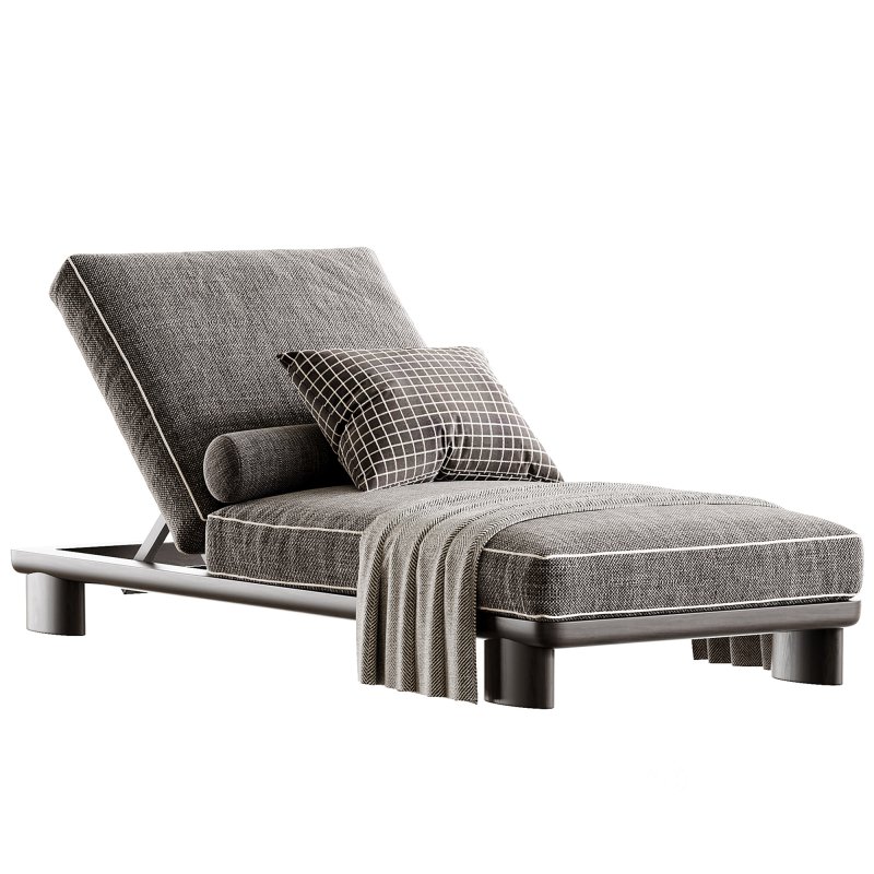 Newport Teak Sun Lounge Image 4