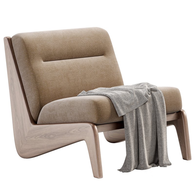 Fletcher Outdoor Armless Chair Natural Image 1