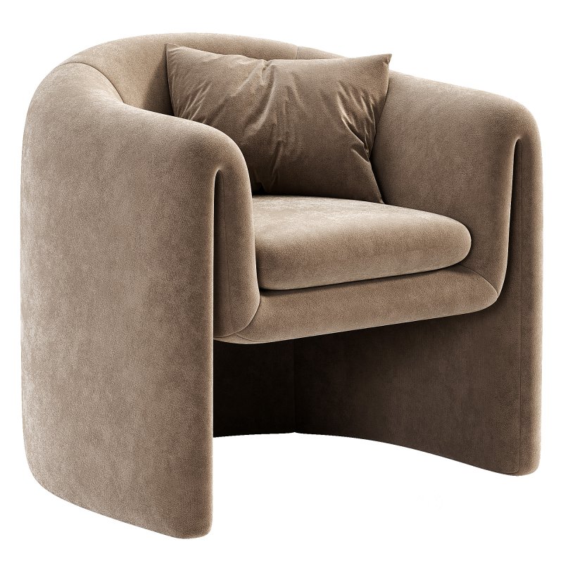 Boucle Armchair Image 5