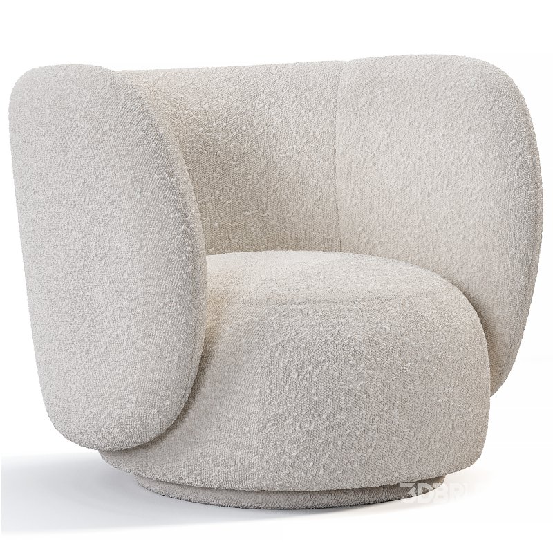 Rico Lounge Chair With Swivel Base Image 2