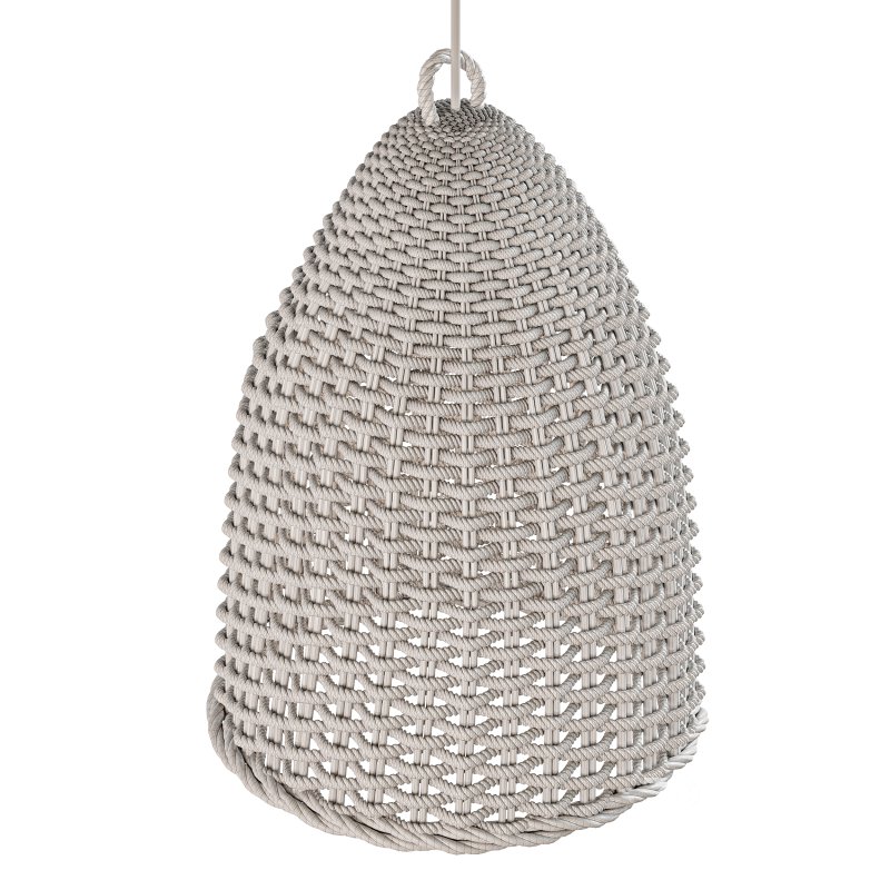 Rattan Bell Pendant Light Image 8