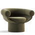 Armchair Bowl Wood Option,Total Fabric Option - Thumbnail 4
