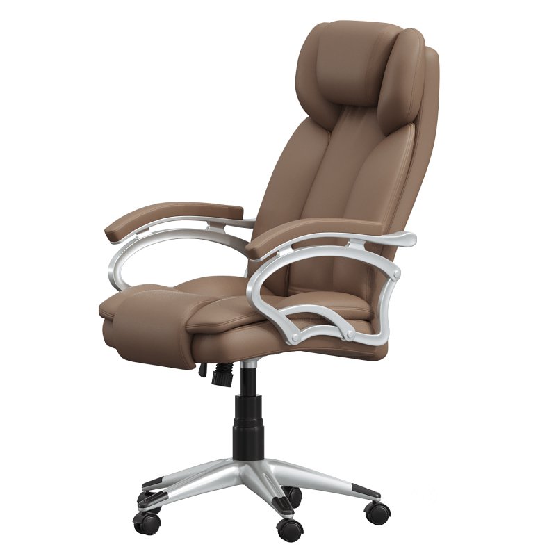 CorLiving Workspace Executive Office Chair in Caramel Brown Image 2