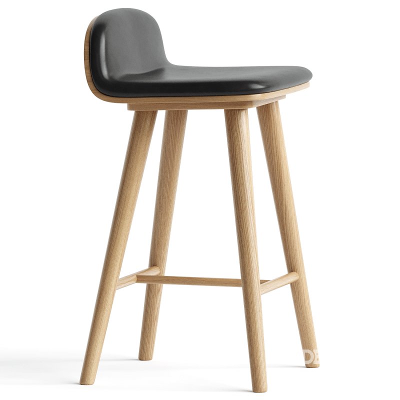 Capa Leather Bar Stool Image 2