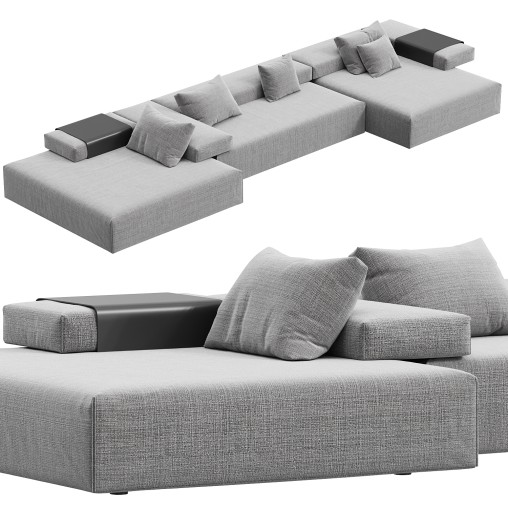 CINDER BLOCK modular sofa design Luca Nichetto Combination 05